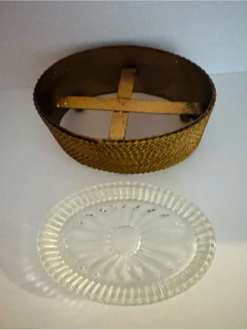 TWISTED ROPE SOAP DISH TRINKET DISH REGENCY Grandmillenial BATH OR BEDROOM